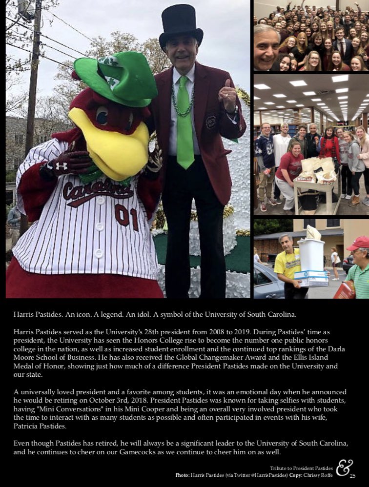 TheeBigSpur's tweet photo. Hey Pastides! We would love to send you a copy of the 2019-2020 Thee Big Spur Yearbook! Dm us to let us know how to get one to you🐔📕 #gococks  @HarrisPastides https://t.co/qwXmXJb8yh