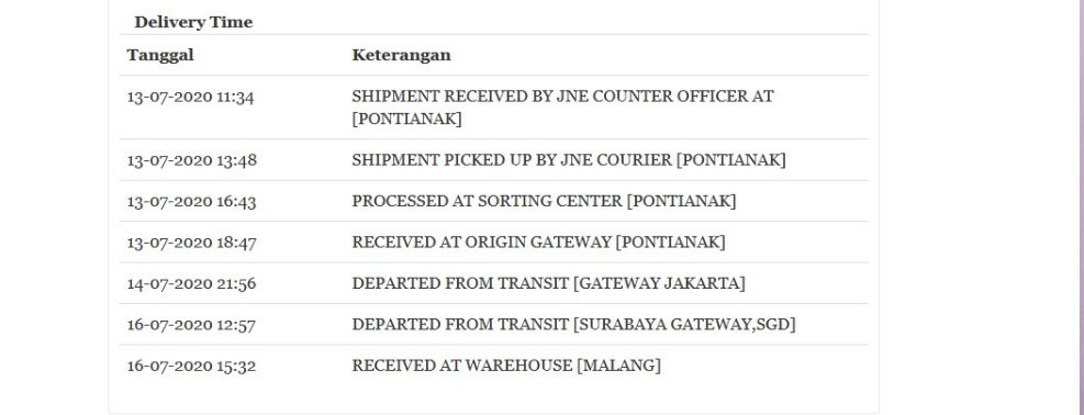 AtilLita's tweet photo. Min ini paket sudah sampe warehouse malang dari seminggu yang lalu kapan dikirim ke alamat @JNECare https://t.co/4XWTVlkLGB