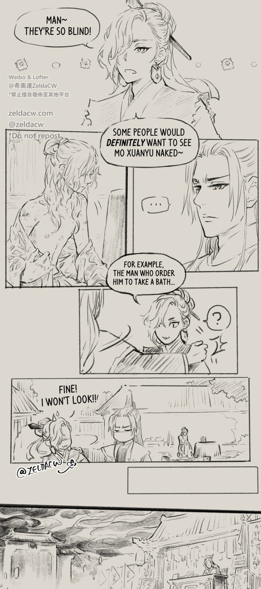 ?Mo XuanYu Underworld story comic update...
*to be continued.
*see the thread or check my Twitter Moments 'For Mo XuanYu' for previous parts of the story.