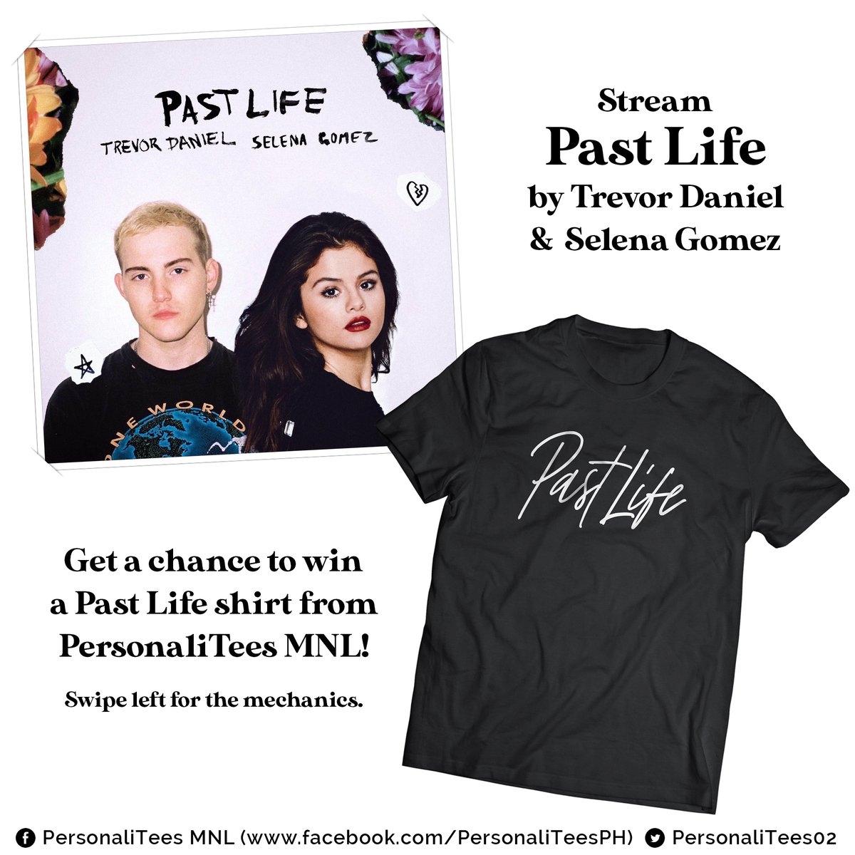 madeformoreph's tweet photo. Happy #28YearsWithSelena! 💖

#StreamPastLife and get a chance to win a shirt from us. 🥰 https://t.co/U6AqbWF2Cl