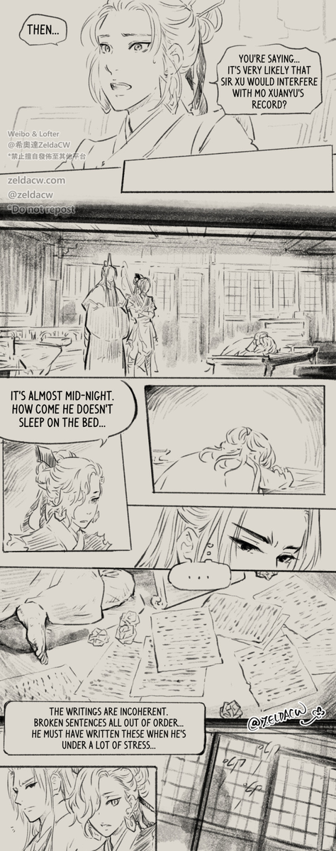 ?Mo XuanYu Underworld story comic update...
*to be continued.
*see the thread or check my Twitter Moments 'For Mo XuanYu' for previous parts of the story.