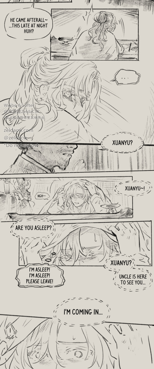 ?Mo XuanYu Underworld story comic update...
*to be continued.
*see the thread or check my Twitter Moments 'For Mo XuanYu' for previous parts of the story.