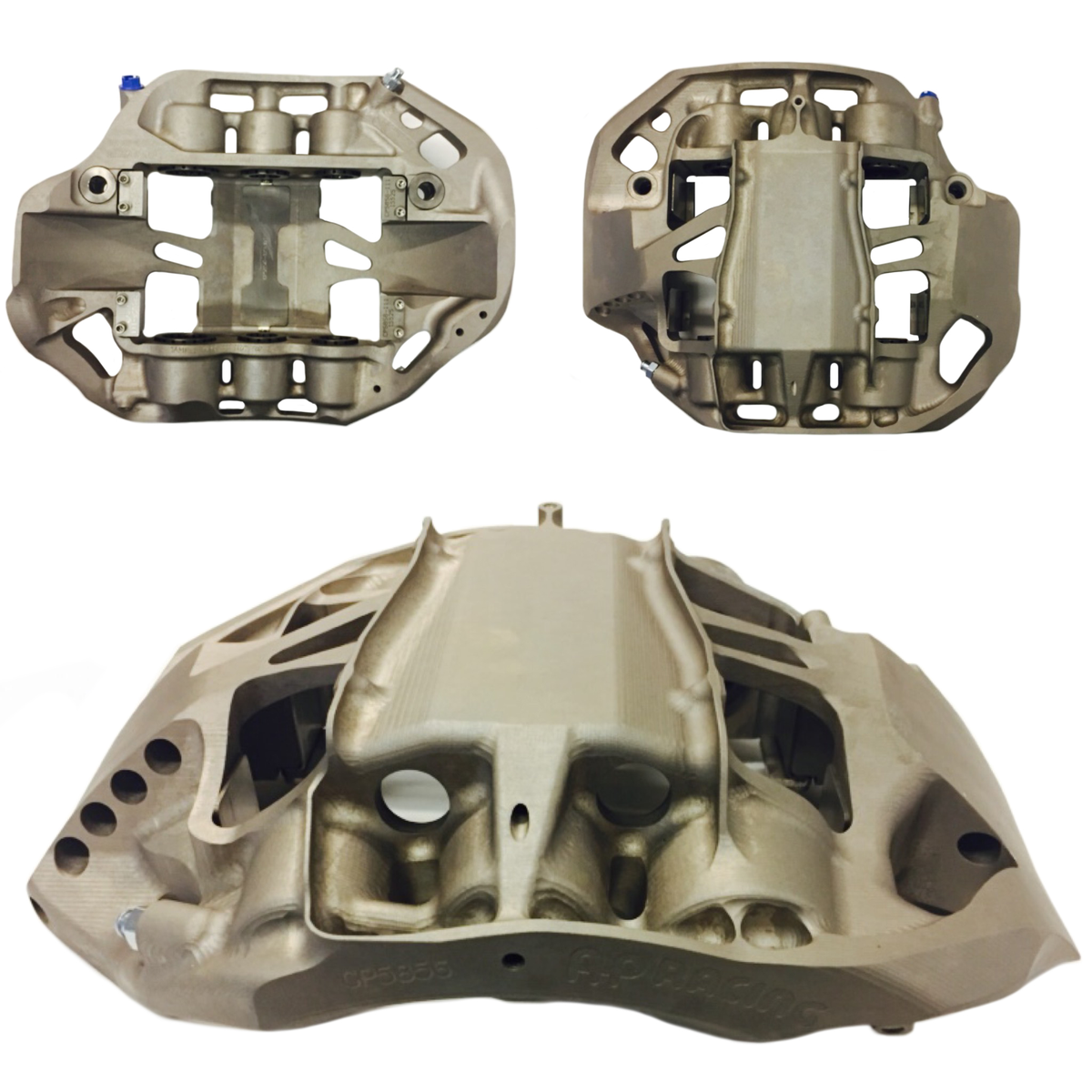 The biggest type of brake caliper is the Short Track type which is also used for Road Course races. These are built bigger and stronger in order to be able to handle the heat of the short track braking which can often get up to