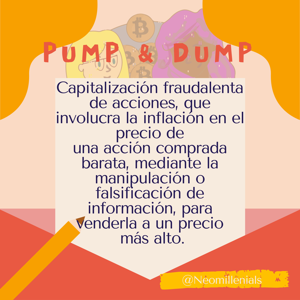 ConejoBlancoB's tweet photo. Que es #PumpandDump ?
#BTC #ETH #Etherium #PumpandDump #2020 #criptoenespanol #vocabulario #Bitcoin #criptomonedas #vocabulary #neomillennials #neomillenials #PumpandDump #crypto
#Pump&Dump #P&D https://t.co/KQsNZydxms