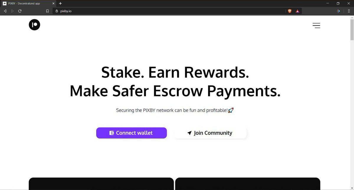 PixbyToken's tweet photo. $PIXBY aims to provide an easy way to cryptocurrency staking! 

Passive income protocol is based on smart contract and your funds are totally safe during the staking.

#ColdStaking https://t.co/1qyVa2vGkW