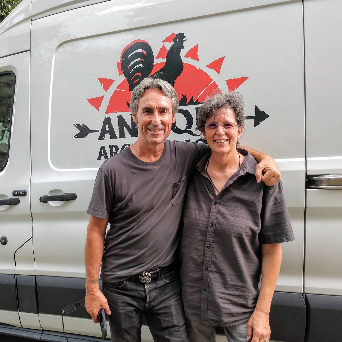 Had a great day with Mike Wolfe of the American Pickers!! #americianpickers #antiques #antiquearchaeology #summertime  #funday