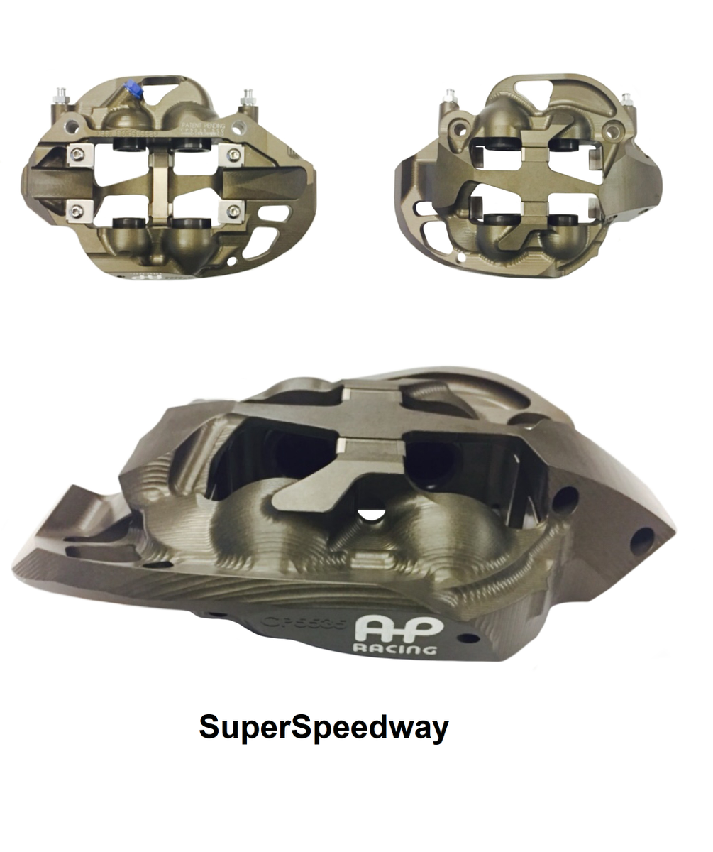 The rear calipers also get a lot of attention and are similarly customized for each application.