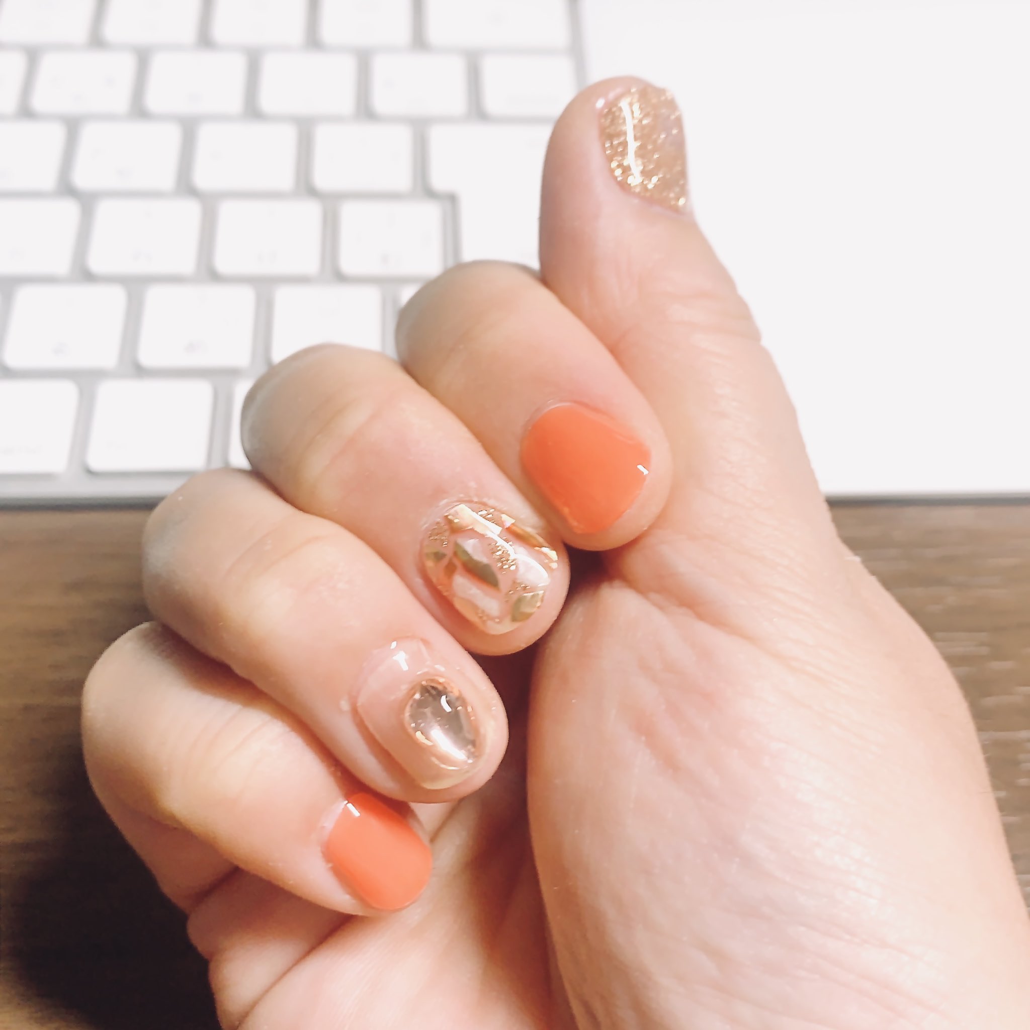 歩美さん ネイルチェンジ Ohoraネイル