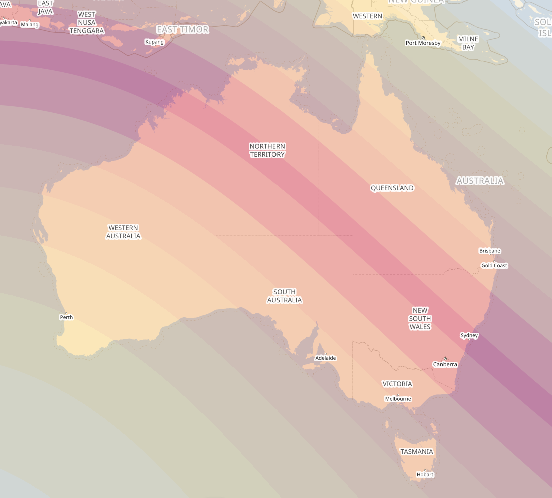 peterwich's tweet photo. My annual reminder: Mark your calendars! On this day in 8 years will be an epic Total Solar Eclipse in #Australia
On 22. July 2028 the sky above #Sydney will turn dark for 3 minutes 45 seconds!
And #UNSW will be right in the center!
#SolarEclipse #Eclipse2028 #SolarEclipse2028 https://t.co/2zZMZhNb8T