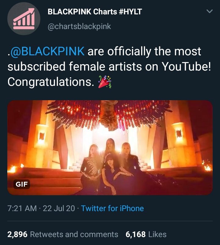 swallalisaa's tweet photo. .@BLACKPINK DID THAT in less than 4 years https://t.co/FJHkzBh2OL