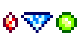 gnumaru's tweet photo. A #set of #ThingsThatSparkle.
For 2020/07/03 #pixel_dailies.
27x9px, 10 colors.
@Pixel_Dailies
#pixel
#pixelart
#pixel_art
#aseprite
#vacaroxa
#ドット絵 https://t.co/DsVvQ9qVYe