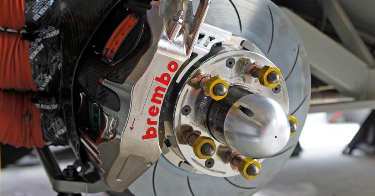 The calipers aren't the only things that are customized. The brake rotors or disc are different size for each type of track. They also have different vane designs internally and the external grooves can often be different to optimize for aero.