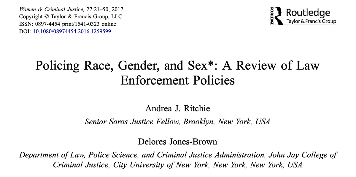 592/ "Possession ... of condoms as evidence of intent to engage in prostitution-related offenses... disparately affects women of color and ... LGBTQ people of color who are disproportionately stopped and searched by police and routinely profiled as being engaged in prostitution."