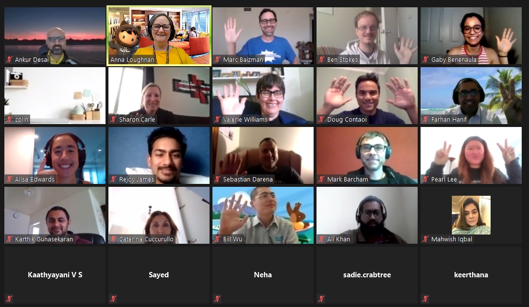 wellywoodanna's tweet photo. Happy campers today @SfWelly feat. #AwesomeAdmin Evangelist @mbaizman. Great info abt #Salesforce #Summer20 release. Head back for updates: https://t.co/HnaxUyeihc. Today: #Wellington, Auckland,  Invercargill, Chch, #aotearoa #Newzealand, USA, Chile, Ecuador, India, UK. #SFWelly https://t.co/ds9wsqMax2