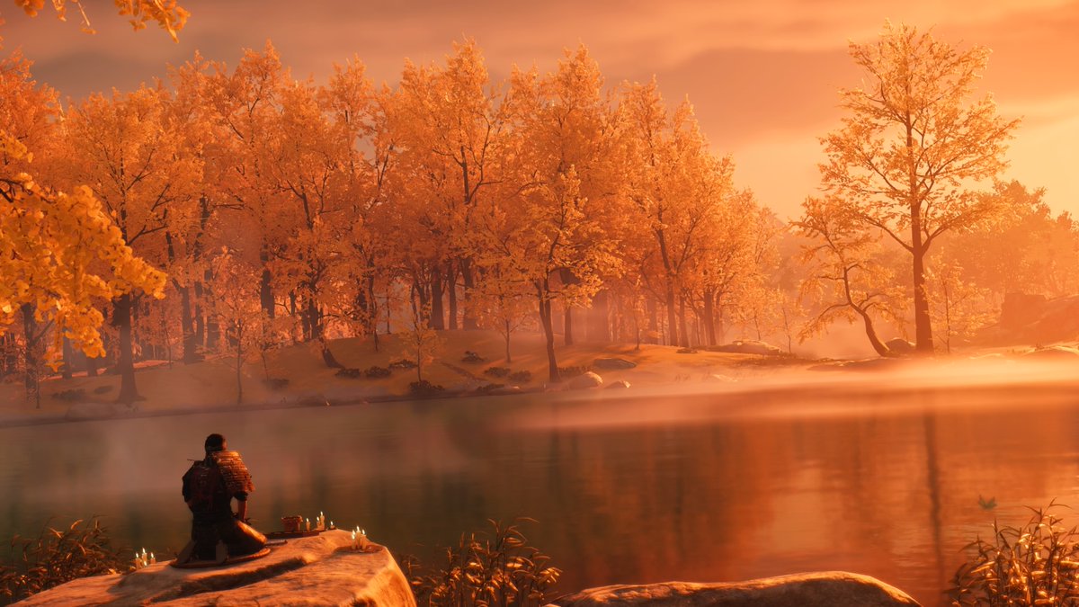 TheUnknownPlan1's tweet photo. This Game is soo beautiful #ghostoftushima #PS4 https://t.co/x2j658OcgG