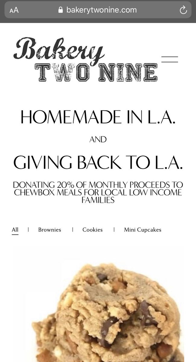 BakeryTwoNine's tweet photo. That’s me Alex, the baker behind it all, and officially 40 today. Gifting myself our new website https://t.co/LVgI5eVz4O and solidifying our 20% monthly proceeds giveback to feed local low income families through @welocol and #wearechewbox 💛 #thisis40 #bethechange https://t.co/IdNP4Tvyjx