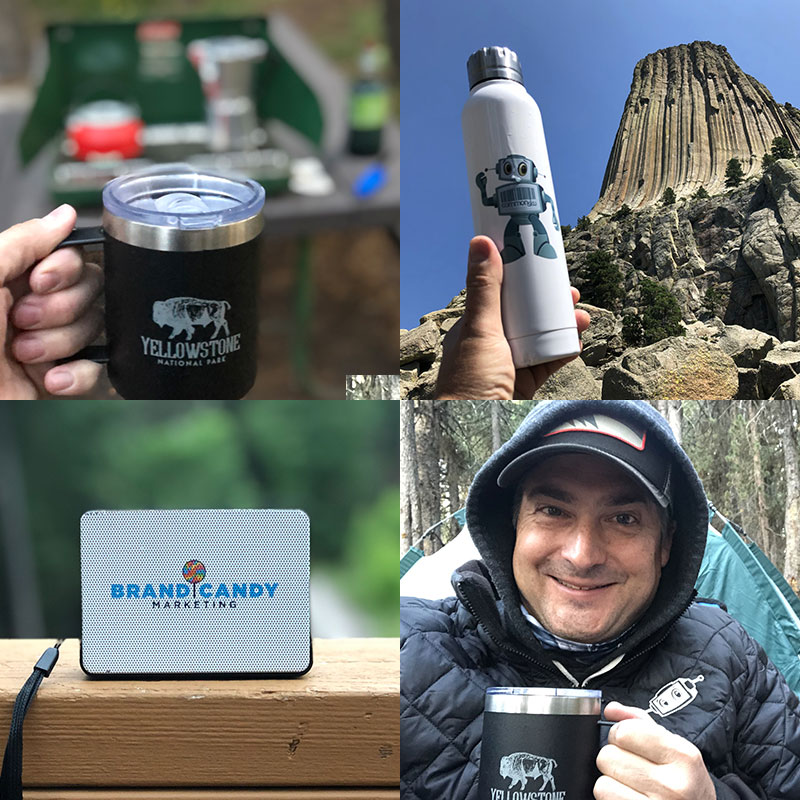 DShultzKC's tweet photo. Do I get bonus points if all these #promointhewild pics were taken in the same week, on the same road trip? There are at least 8 industry suppliers represented here...can you name them all? @asicentral #SummerRoadTrip2020 ๐๐ปโ๏ธ https://t.co/trMqTSwTjq