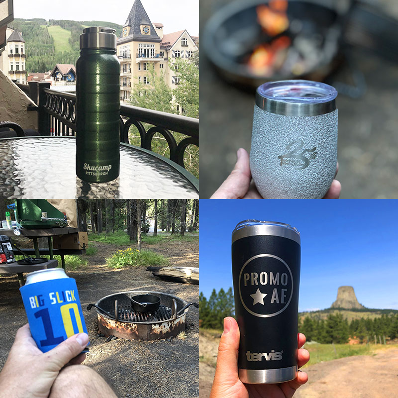 DShultzKC's tweet photo. Do I get bonus points if all these #promointhewild pics were taken in the same week, on the same road trip? There are at least 8 industry suppliers represented here...can you name them all? @asicentral #SummerRoadTrip2020 ๐๐ปโ๏ธ https://t.co/trMqTSwTjq