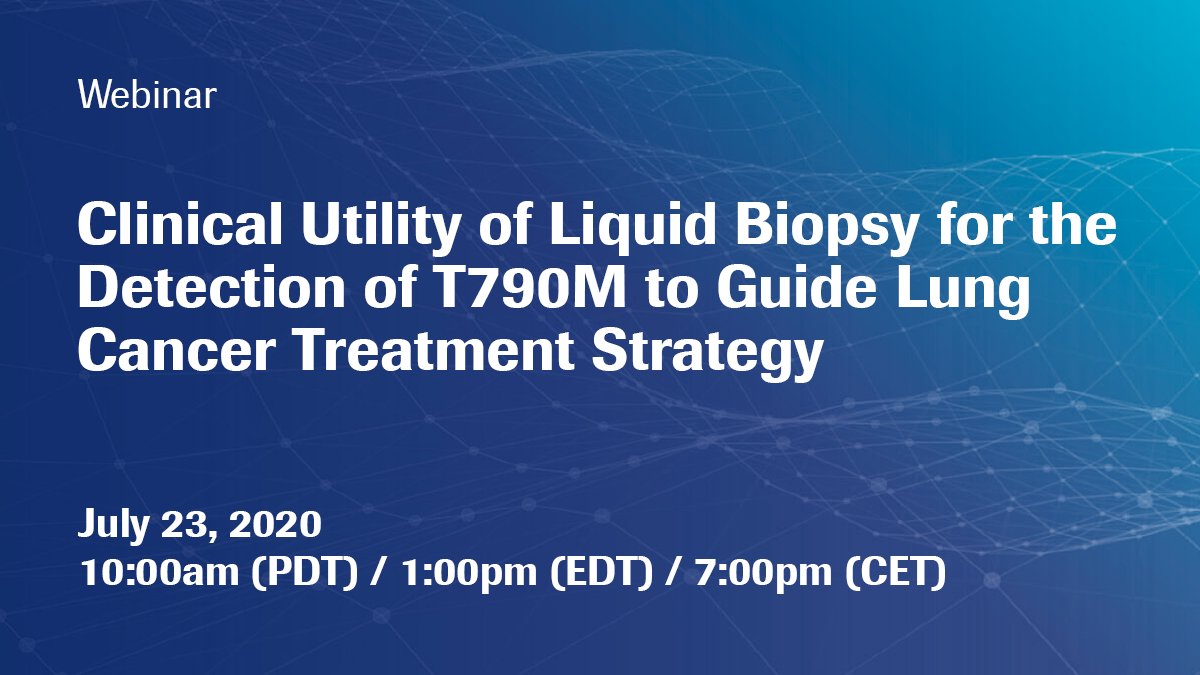 RocheSequencing's tweet photo. Join us to learn more about a study conducted to use #liquidbiopsy upfront to detect EGFR T790M mutation. Register for our #webinar on July 23rd at 1 PM EDT with Dr. Takahama of Kindai Nara University Hospital. https://t.co/avPbme1nDO https://t.co/Q10la5uAvf