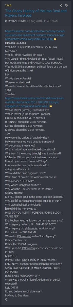 pc_432's tweet photo. Why does @Twitter want to censor Qanon?
I'm sure their close relationship with corrupt Saudi Prince Bin Talal has absolutely NOTHING to do with it....
Wake up @Jack 
#Q71 #Q118 #Q1948 https://t.co/ANAR2KUyXY