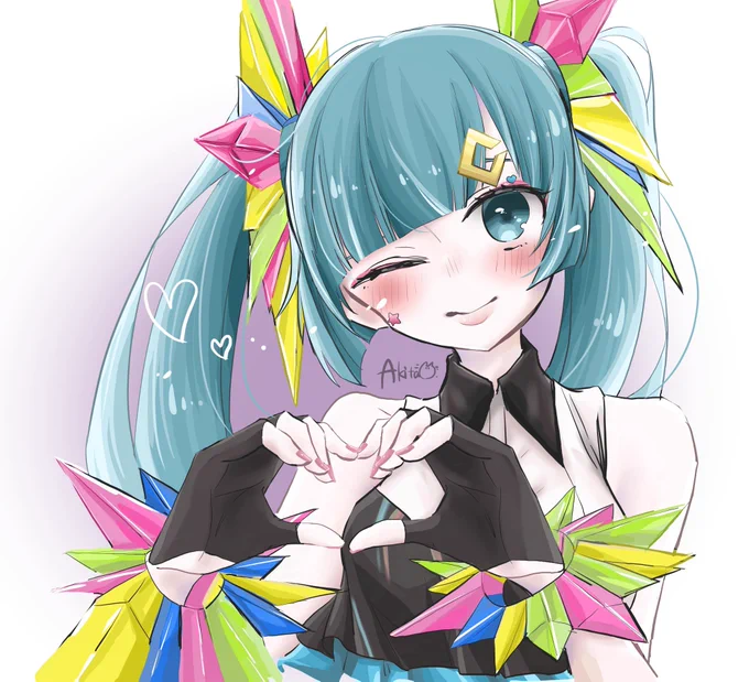 #初音ミクのイラストだけで興味を持ってくれる方へ届け
前に同じようなタグしちゃったしヴィラン2回目やけど…??? 