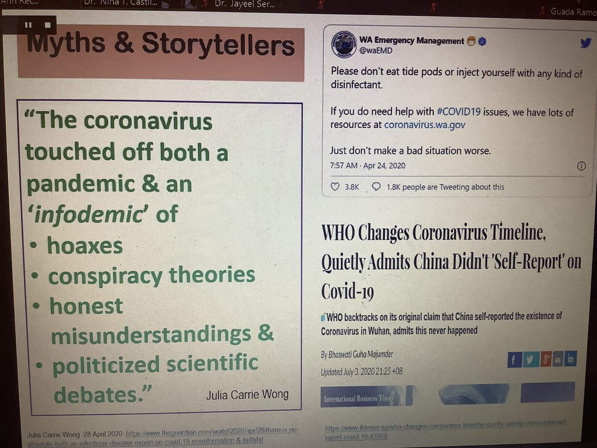 Dr. Carandang discusses the Myths & Storytellers which lead to misinformation in dealing with COVID-19 Pandemic. #PilipiNAST  #COVID19AlaminNatin