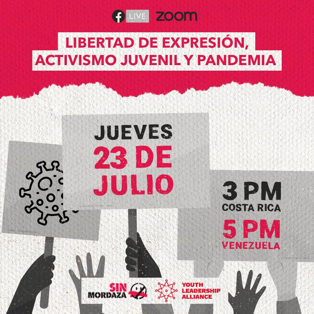 ¡Suave un toque! ¿Y qué pasó con la libertad de expresión? ¿Ha limitado la pandemia nuestro derecho a expresarnos como jóvenes? Acompáñanos este jueves, regístrate en: bit.ly/2Ch1Euv