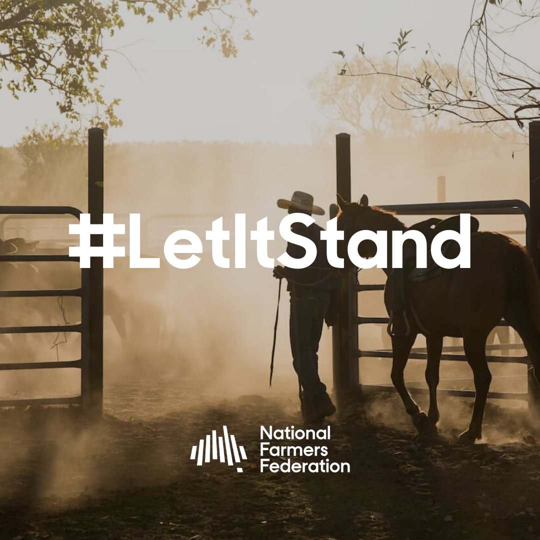 NationalFarmers's tweet photo. With the Federal Government set to decide whether to appeal the live export decision, the NFF is asking Government to #LetItStand and let justice prevail ⚖️🐂
Help us support Australian farmers 👉https://t.co/Q2gWitknCW https://t.co/IGkvTPNsrU