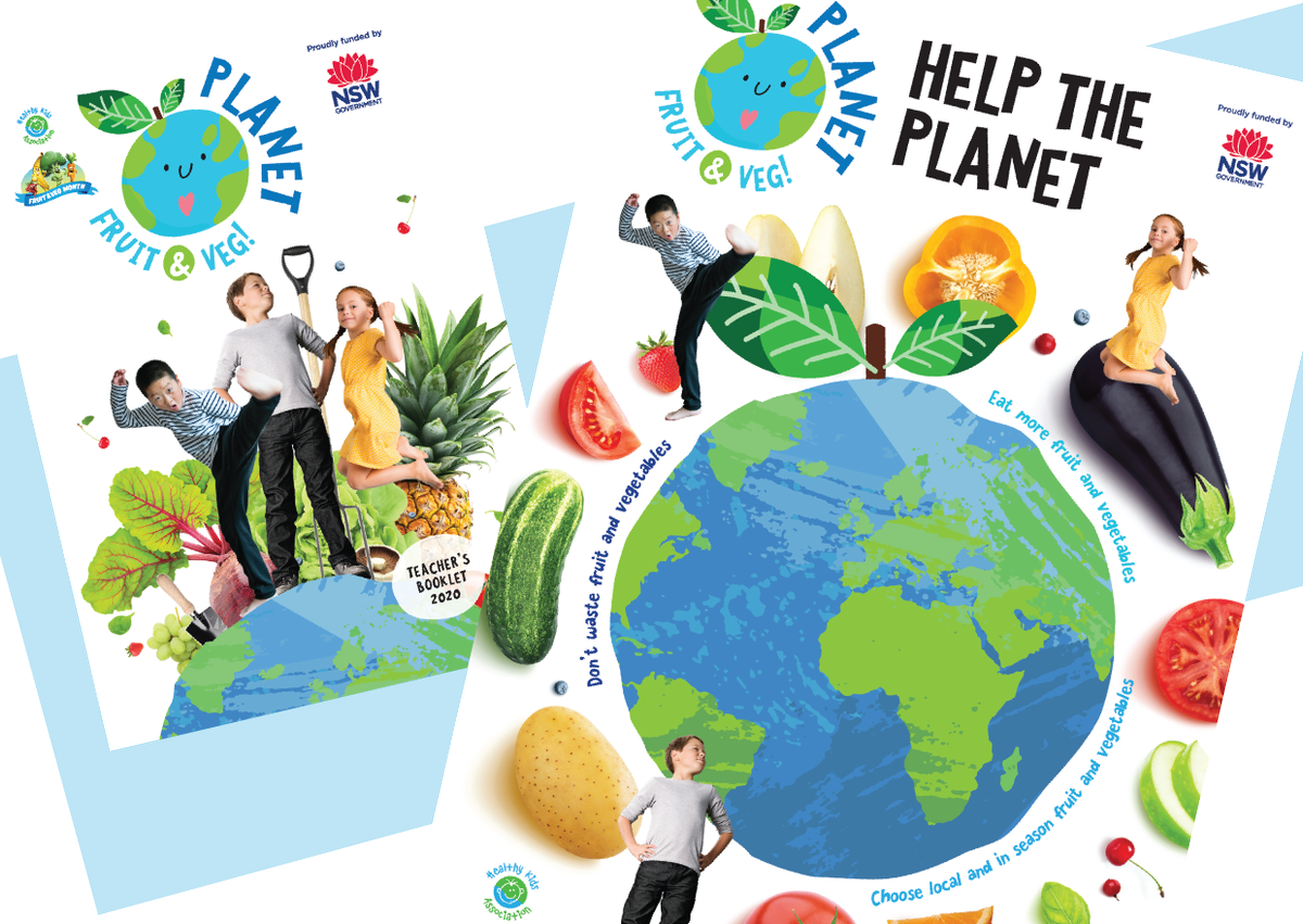 HealthyKidsAU's tweet photo. Is your school ready to help the planet? We’re preparing to mail out resource packs for Fruit &amp; Veg Month but there’s still time to make sure your students are involved! Register now to receive FREE resources for teachers, canteens, kids &amp; families: https://t.co/gnIfwjU8GP https://t.co/gqfpcULpLV