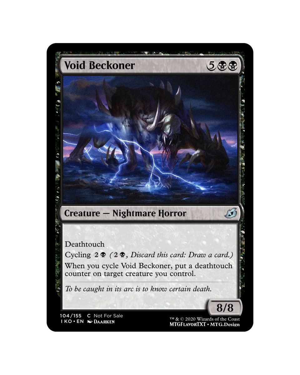 mtgtxtflavor's tweet photo. Custom flavor text.
#mtg #mtgalter #magicthegathering #magicaddict #mtgalteration #mtgalteredcard #mtgaltered #alteredmtg #alteredcard #mtgcommunity #mtgdaily #mtgedh #mtgcollection #mtgpimp #mtgaddicts #mtgcommunity #mtgflavortext #mtgcustom https://t.co/8cHvcmKtEB
