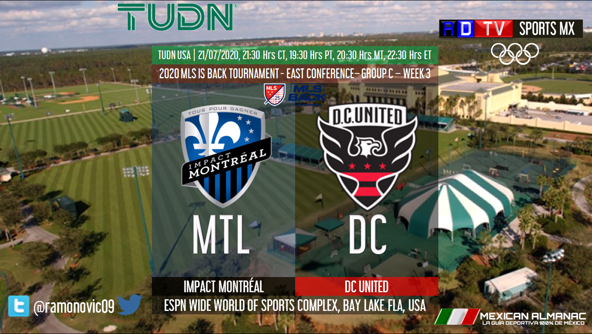 ramonovic09's tweet photo. #MLSisBack Tournament #EastConference #GroupC #Week3 | @impactmontreal 🆚 @dcunited 

#IMFC #ReclaimOurReign 
⏰ En Vivo
📺 @TUDNUSA 
🎤📃 @RamsesSandoval 
🎤 @jllopezsalido 
🎤📝 @pavonplummer 
🎤📝 @Nicocantor1 

#TUDNTeAcompaña #StayAtHome #MTLvDC 
🇲🇽 #MexicanAlmanac https://t.co/jIJxS47xO8