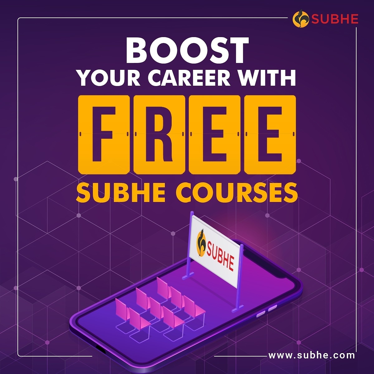 subhelearning's tweet photo. Visit https://t.co/ELn14nWzhL
Subhe brings you a chance to develop key skills and kick start your career with its Free Courses.
Don't Miss this Golden Opportunity & Enroll today!
.
.
#freecourses #free #learn #certificatecourse #learnfromohome #subhelearning #study #grow #subhe https://t.co/j5VTbOBXCO