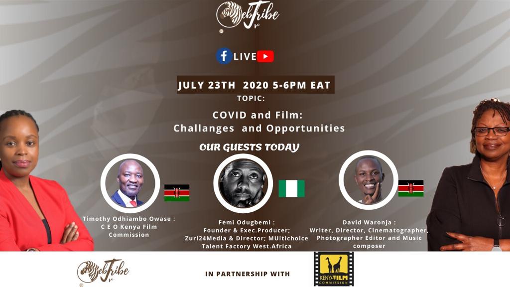 zebtribe's tweet photo. Tomorrow on Risper and Njoki#StoriesAreUs, we explore the dynamics surrounding film makers during this Covid-19 period. We are excited to host you! See you then. https://t.co/jw0iJcSPHs