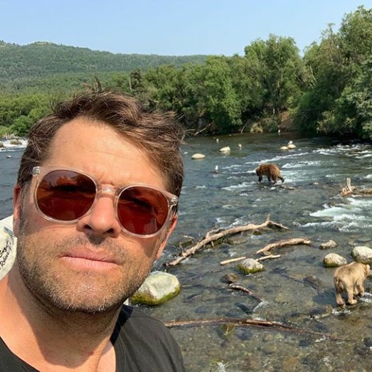 Misha Collins in different sunglasses, a thread cuz he spends a lot on them~