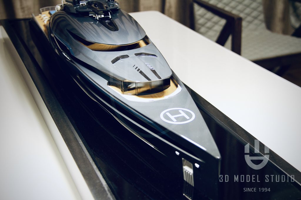 First mega yacht project with latitude-yachts - GALAXIA  length over all : 98m  Bean over all : 16m  Max Speed : 18 Kts  Design by chulhun_design 

Model scale 1:100 

Really want to see this exclusive tour on such blue oceans.

#yacht #superyacht #designer #yachting #megayacht