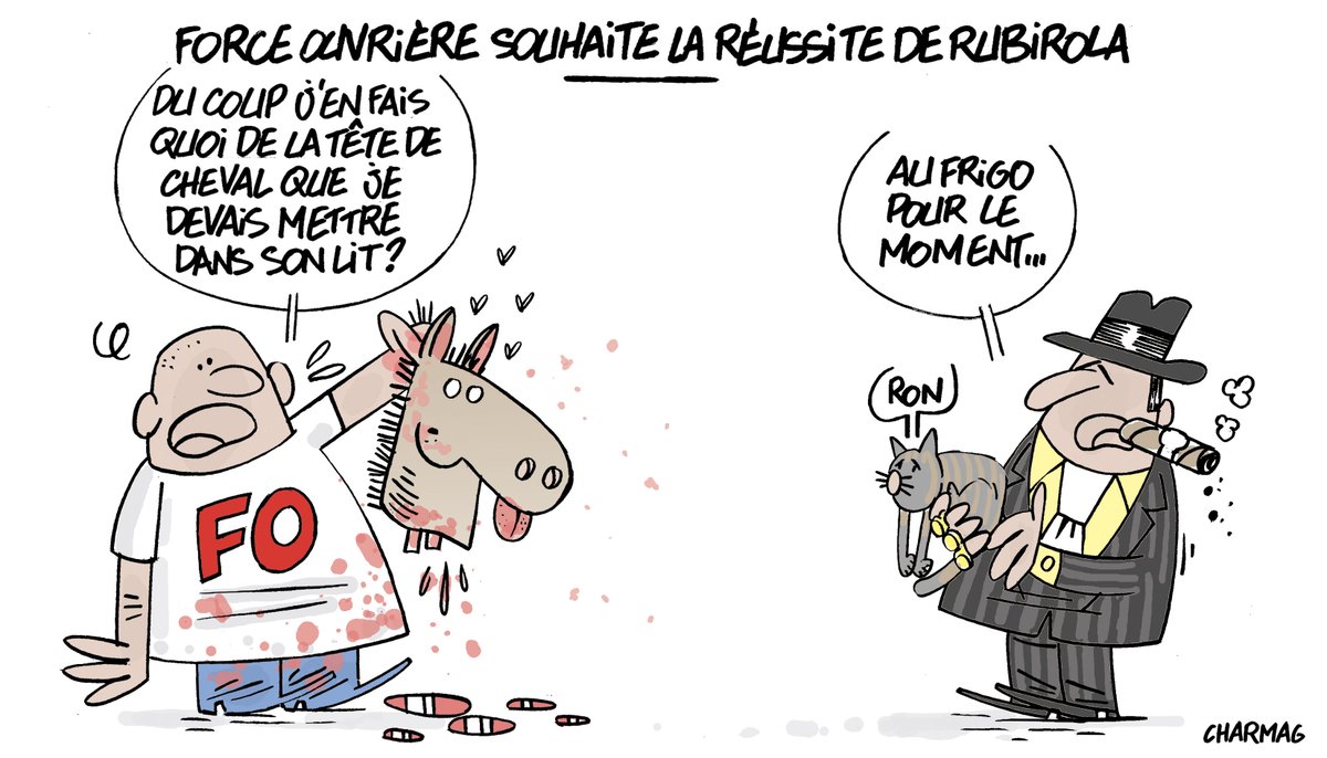 LeRavijournal's tweet image. Force ouvrière souhaite la réussite de @MicheleRubirola ! Trêve temporaire ou vraie ouverture ?? @Charmag_Dessin a son idée !!

Et notre dossier @PrintempsMRS à découvrir ici !

leravi.org/tag/printemps-…

#Marseille #offeryoucantrefuse