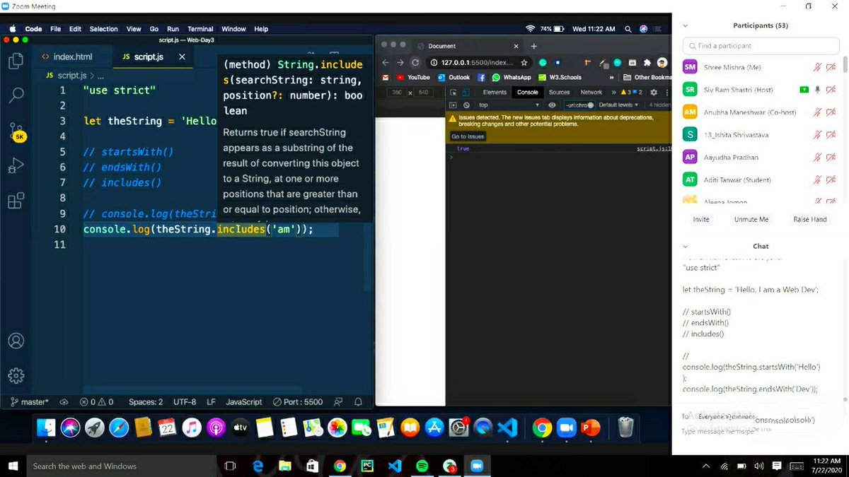 mishrashree18's tweet image. Day4
At #gslearningcontest
With @Girlscript1 , learnt about JavaScript, ES6 and introduction to NodeJS. 
@gssummit2020