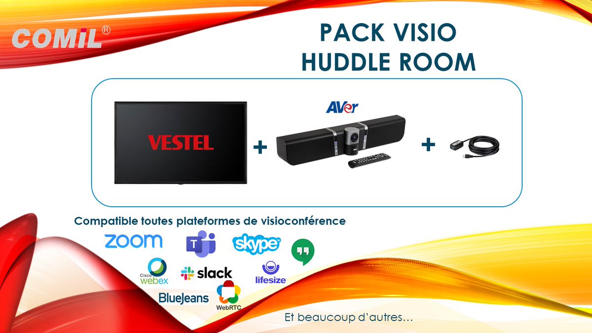 comil_fr's tweet photo. Pour vous aider dans vos réflexions, Comil vous propose ses packs Visio : tout compris, plug and play, installation rapide et utilisation facile ! Nous vous aidons à trouver le vôtre !
https://t.co/PwiHm8CUB5
#comil#visio#aver#zoom#vestel#sms#traulux https://t.co/2EXx2nTSEZ