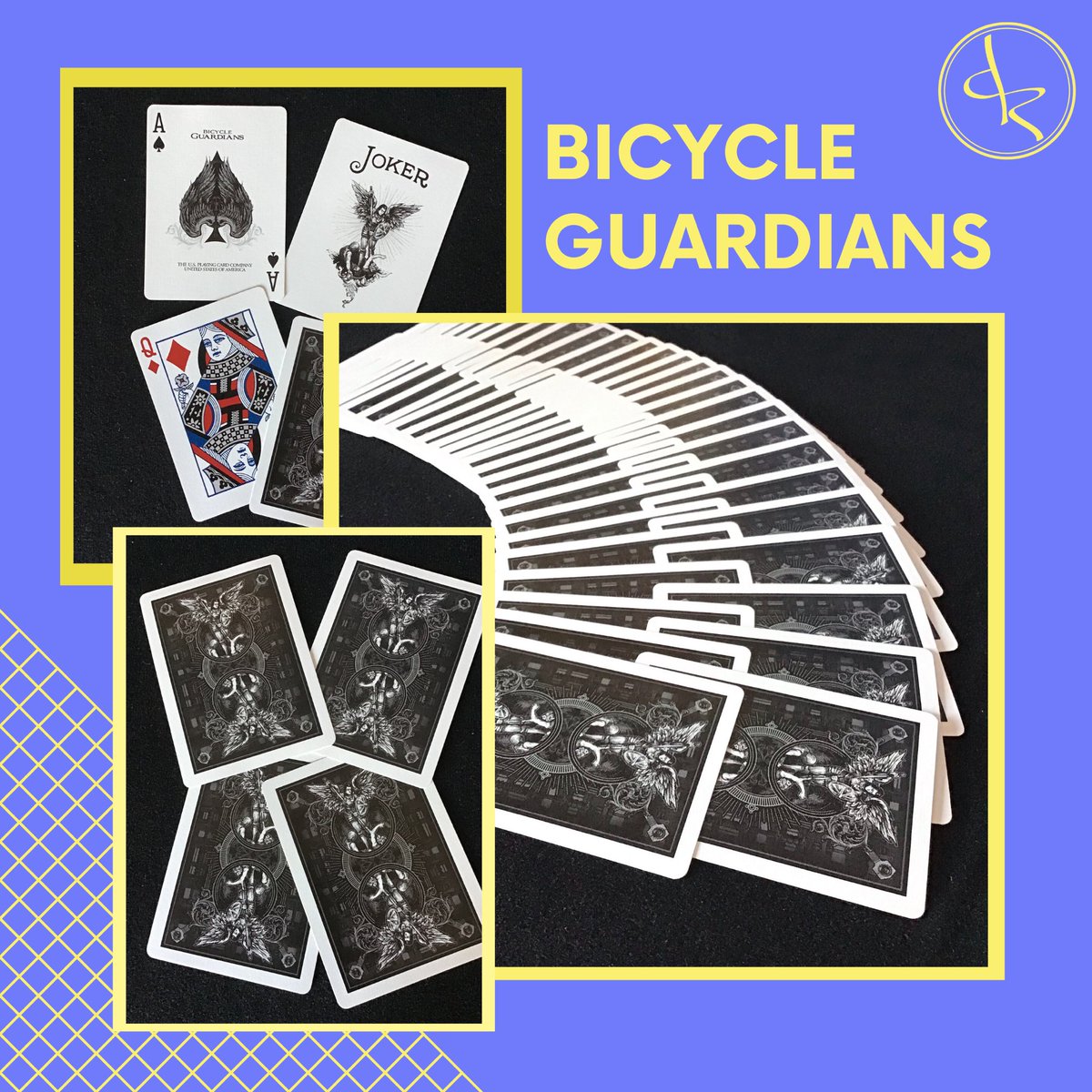 danieljrs_'s tweet photo. Con un diseño inspirado en las antiguas escrituras, sus ángeles guardianes protegerán tu magia, siempre y cuando hayas practicado 😅

Una baraja preciosa con un manejo estupendo.⁣

#avecessale #bicycle #bicycleguardians #decksofcards #barajas #magia #magic #mydecks #misbarajas https://t.co/T1UnRYAUHz