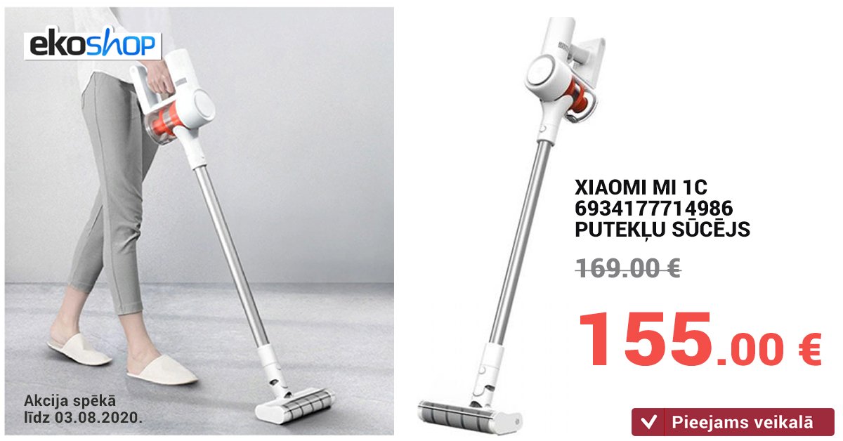 EKOSHOPLV's tweet image. Vieglai un ērtai uzkopšanai - Xiaomi bezvadu putekļsūcējs
bit.ly/2CSH2bU
Akcija spēkā līdz 03.08.2020.

#xiaomi #putekļsūcējs #mi
