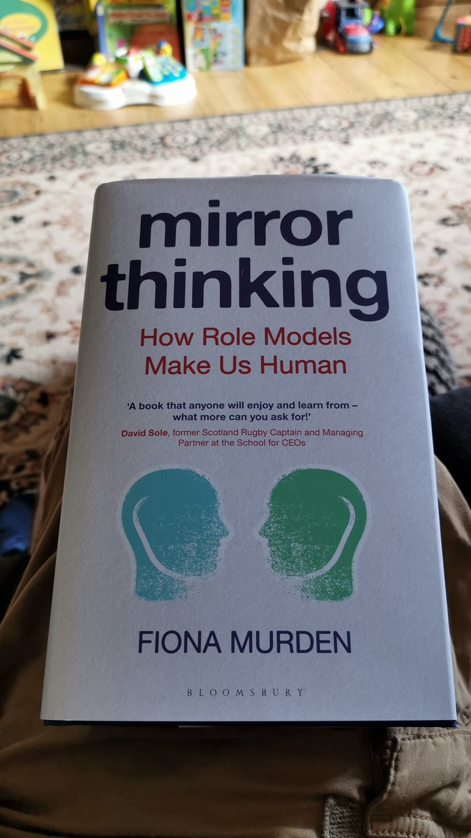 JimSpim's tweet image. Well here's a good way to start the day - thank you @FionaMurden for the signed copy! #Mirrorthinking
