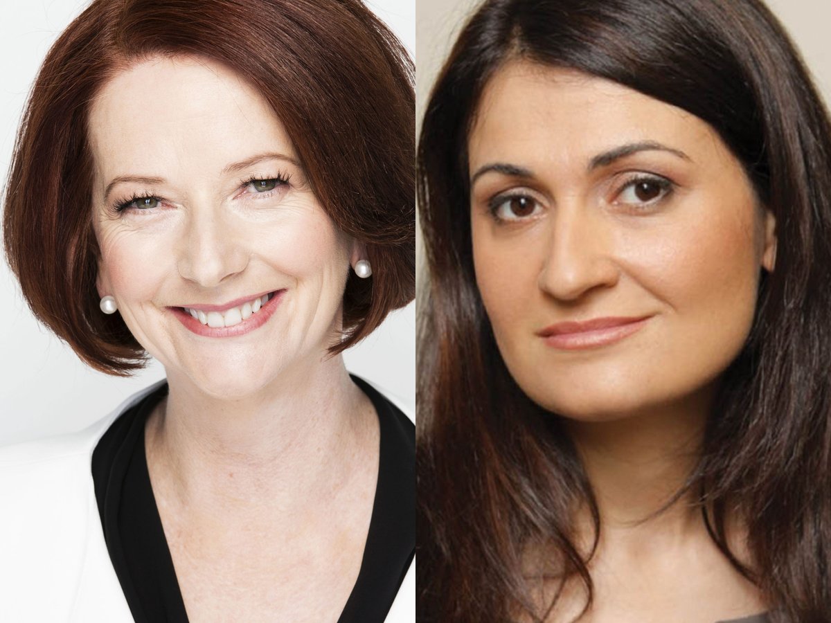 . @JuliaGillard will speak with  @PatsKarvelas about gender bias, politics and equality, and Women in Leadership – the book she co-authored with  @NOIweala:  https://www.wheelercentre.com/events/julia-gillard-women-and-leadership?promo=3654