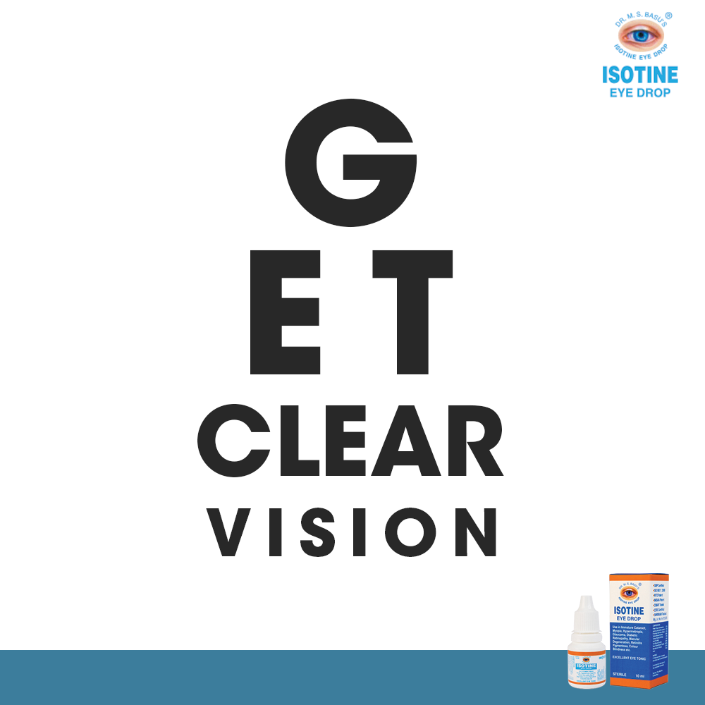 isotine's tweet photo. Clear vision is a blessing. Get it with #IsotineEyeDrop – the herbal remedy for all kinds of eye problems. Make #Isotine a habit, see the brighter side of life. Keep away from common eye diseases such as redness, dryness, itching, and stress. https://t.co/W317D1NS0t
