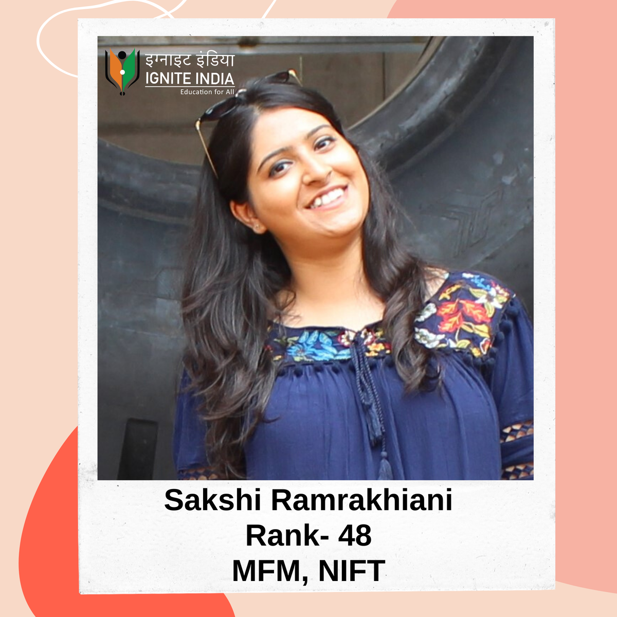 IgniteInd's tweet photo. Heartiest congratulations to all the candidates for securing ranks in NIFT. The ranks mentioned are CR. We wish them all the best for their endeavors.#MFM #MDes #NIFTMFM #NIFTMDes #MFTech #NIFTMFTech #NIFTMasters #NIFT #NIFTResult #NIFTResult2020 #IgniteIndiaEducation #IgniteInd https://t.co/FsPpFbIXcp