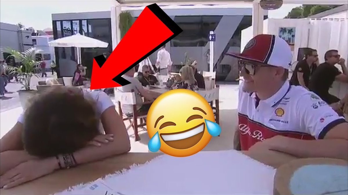 KimiVids's tweet photo. Classic Kimi Raikkonen Video 😂https://t.co/8WzMQjvS3a #kimi7 https://t.co/yoFbjRw4Ow