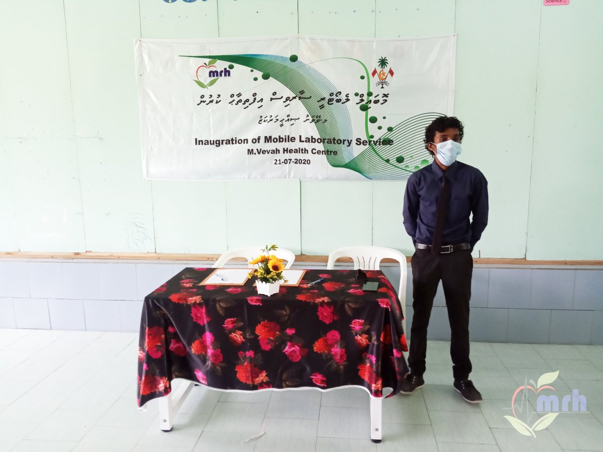 Mulee Regional Hospital (@mrh_mv) on Twitter photo މ.ވޭވަށު މޯބައިލް ލެބޯޓަރީގެ ޚިދުމަތް ފެށުމުގެ ގޮތުން ބޭއްވުނުން ރަސްމިއްޔާތު <a href="/MoHmv/">Ministry of Health</a> <a href="/naafiz2015/">Ahmed Nafiz</a> <a href="/tvmaldives/">Television Maldives</a> <a href="/psmnewsmv/">PSM News</a> މ.ވޭވަށު މޯބައިލް ލެބޯޓަރީގެ ޚިދުމަތް ފެށުމުގެ ގޮތުން ބޭއްވުނުން ރަސްމިއްޔާތު <a href="/MoHmv/">Ministry of Health</a> <a href="/naafiz2015/">Ahmed Nafiz</a> <a href="/tvmaldives/">Television Maldives</a> <a href="/psmnewsmv/">PSM News</a>