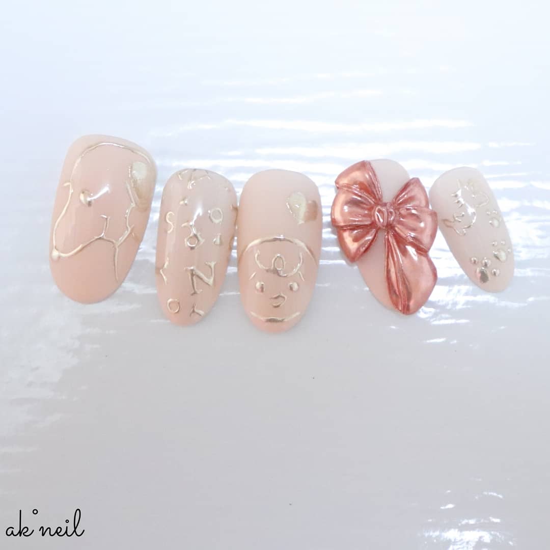 Ako Nail على تويتر Nail ネイル ジェルネイル ネイルデザイン リボンネイル スヌーピーネイル ミラー ネイル ネイル好き キャラクターネイル 3dネイル