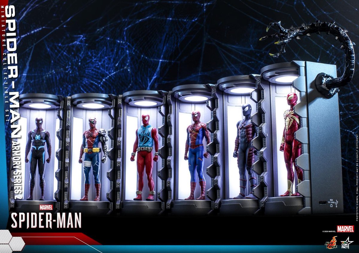 S_U_works's tweet photo. 【Marvel's Spider-Man - Spider-Man Armory Miniature Collectible (Series 2)】
#HotToys #ホットトイズ #VGMC #Miniature #Marvel #SpiderMan #SpiderManPS4 https://t.co/sZBrzz3JdF