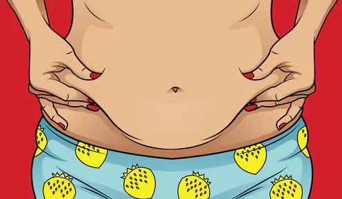 The distribution of excess body fat makes a big difference to health. Those with lots of abdominal fat are prone to developing insulin resistance, high blood pressure, diabetes, premature heart disease etc.