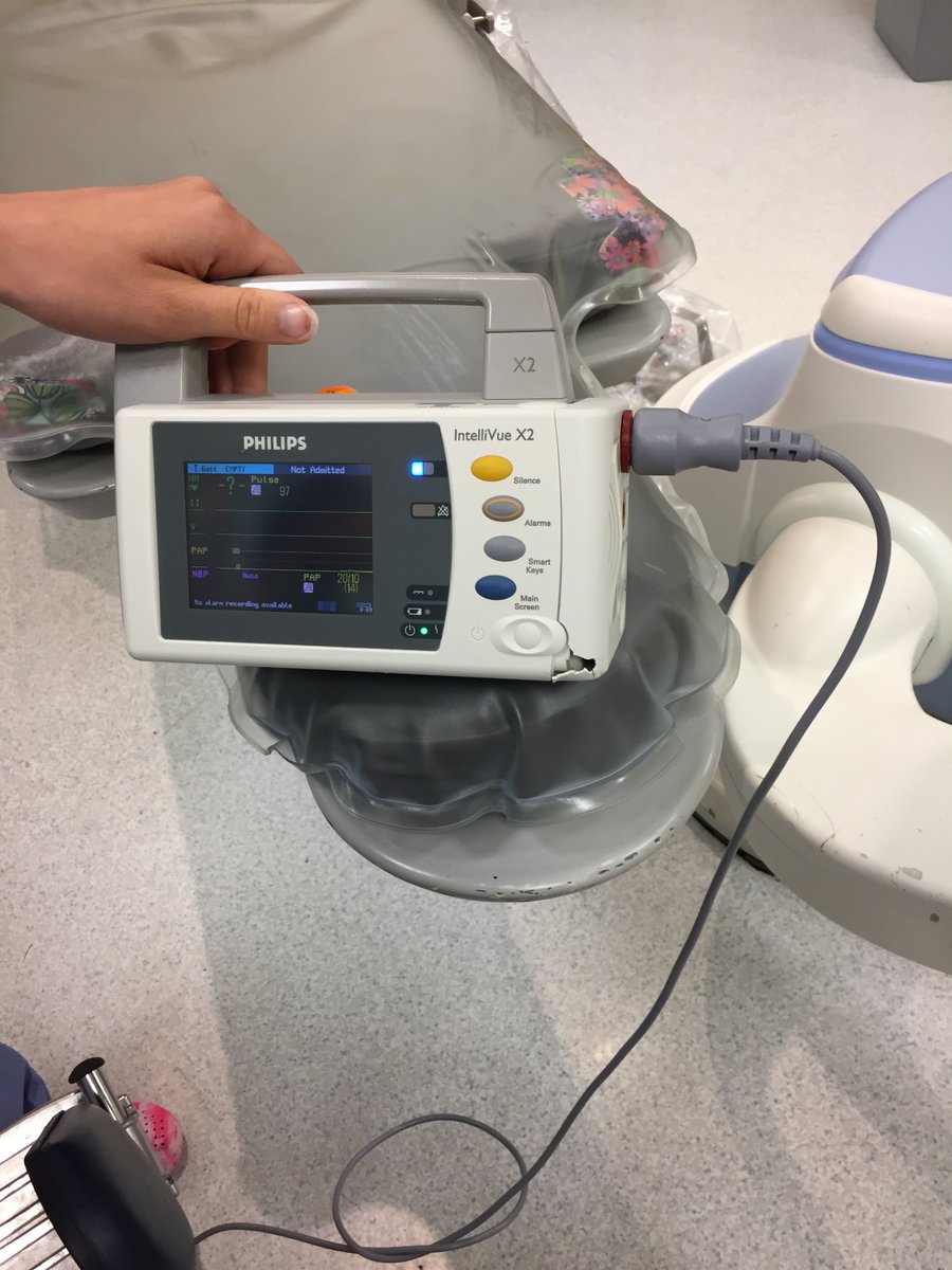 41. Cardiac catheter also hooked up to monitoring equipment. They had me on a monitor during the procedure and took some initial readings at rest. Then they hooked me up to a travel monitor for the ride downstairs.